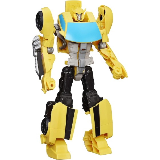 Transformers Toys Heroic Bumblebee Action Figure - Timeless Large-Scale Figure, Changes into Yellow Toy Car, 11"