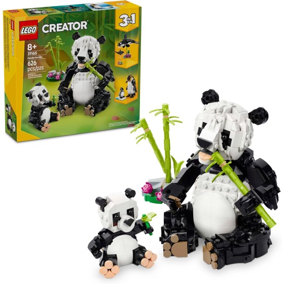 LEGO Creator 3 in 1 Wild Animals Panda Family