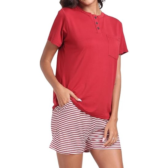 MoFiz Pajama Sets for Women 2 Piece Pajamas Sleepwear Loungewear Pj Sets