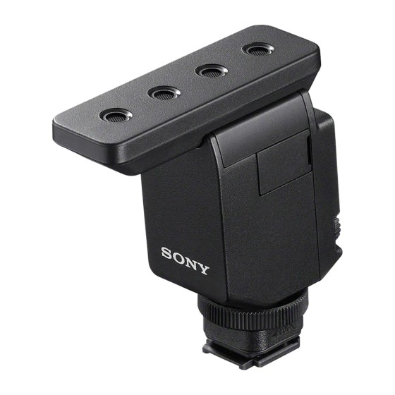 Digital Shotgun Microphone ECM-B10